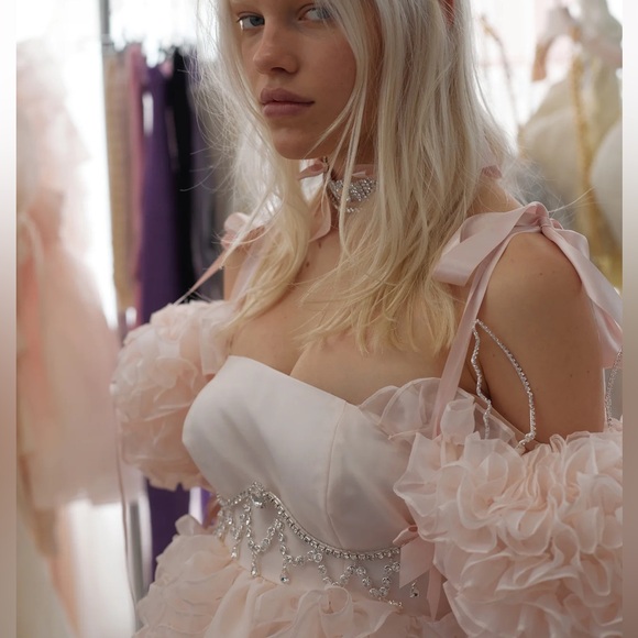 Princess Boudoir Ribbon Harness by Stonehart - Selkie - NWT - Picture 9 of 10